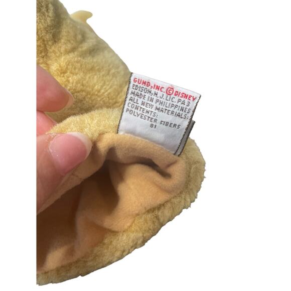 Gund Disney Classic Winnie the Pooh Hand Puppet Beige Bear Soft Plush Toy 9" - Picture 11 of 12